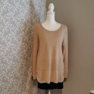 Calvin Klein Tan Long Sleeve Sweater (NWT)